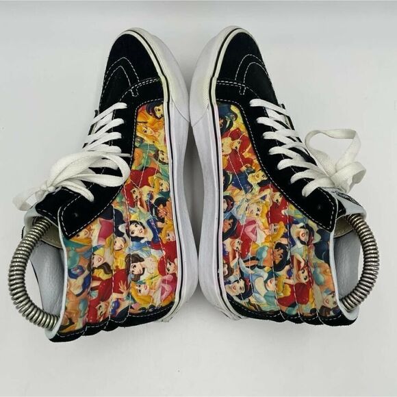 Vans Disney Sk8-Hi Women's 7 High top Princesses Ariel SKATE Shoes Sneakers - Picture 5 of 10